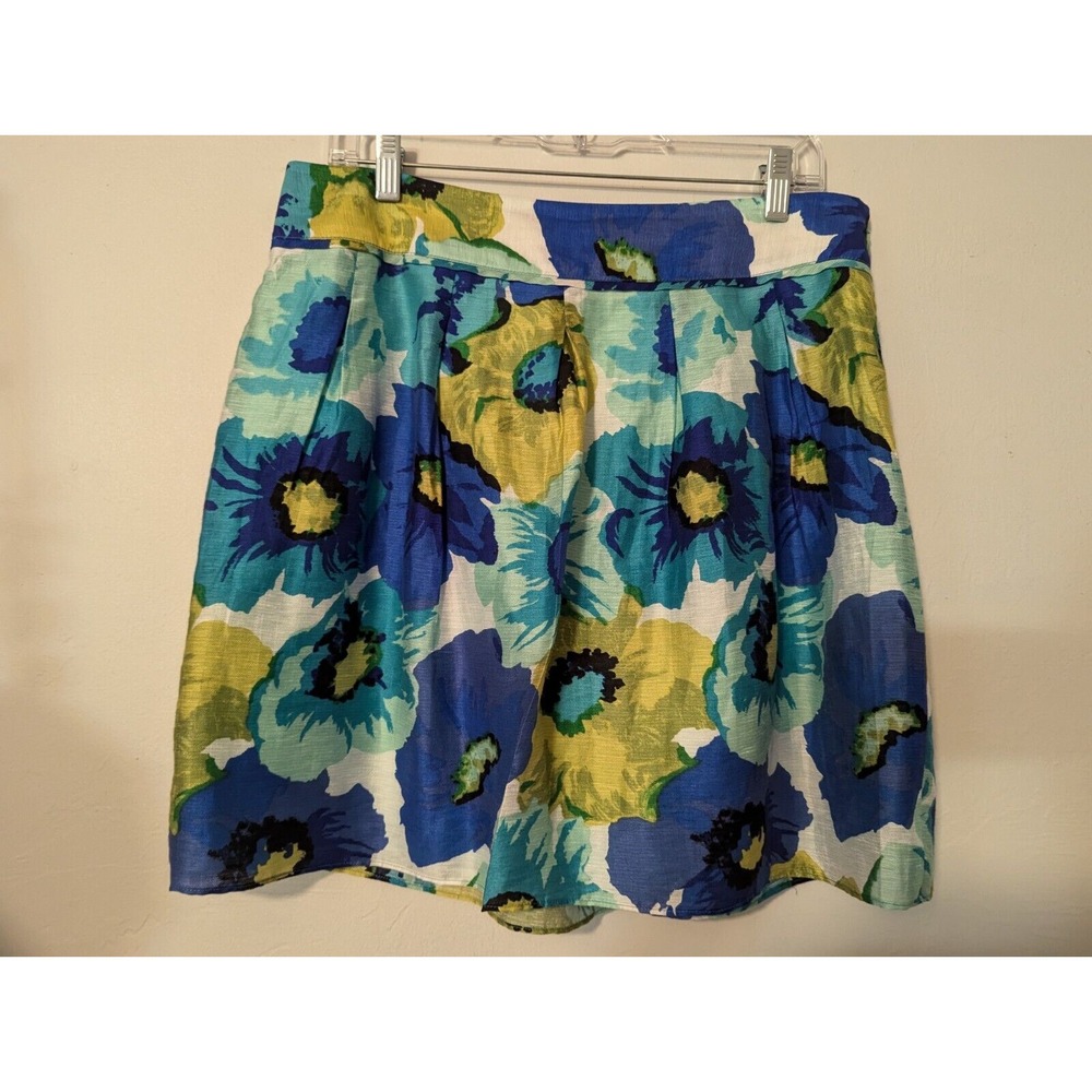 Ann Taylor Loft Floral‎ Skirt Womens Size 12P Multicolor Casual.
